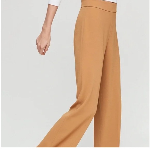 BABATON Lincoln Pant High Waisted Wide-Leg size 0 long flat front side zip - Picture 2 of 9